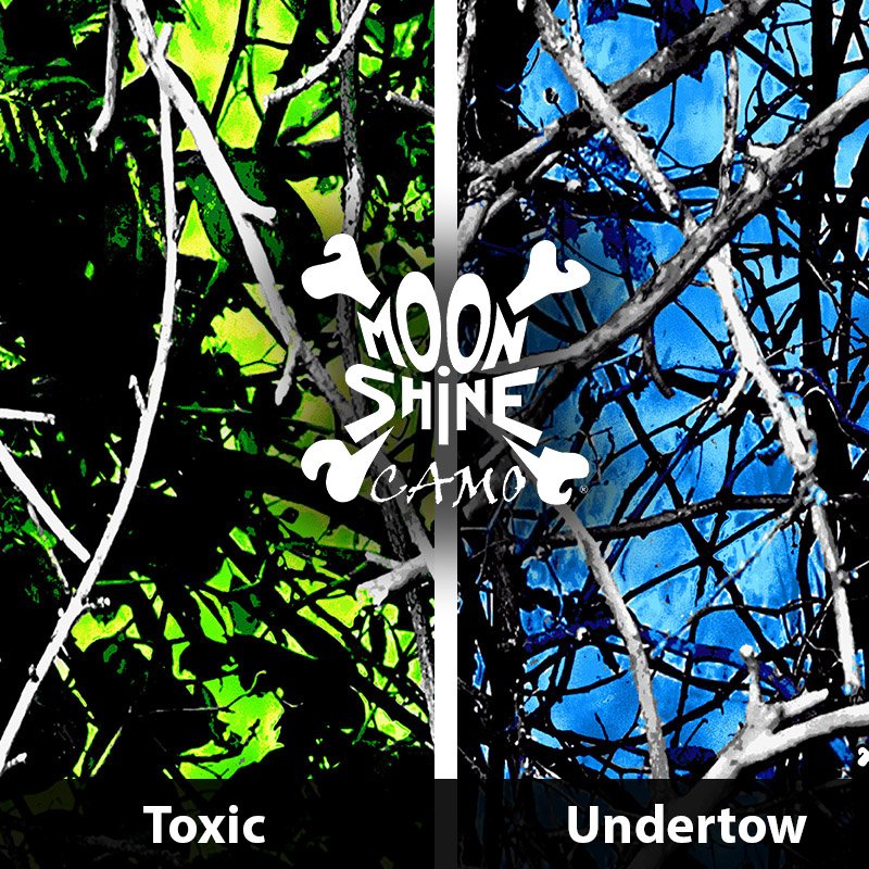 Moon Shine Toxic and Undertow Hydrographic Film