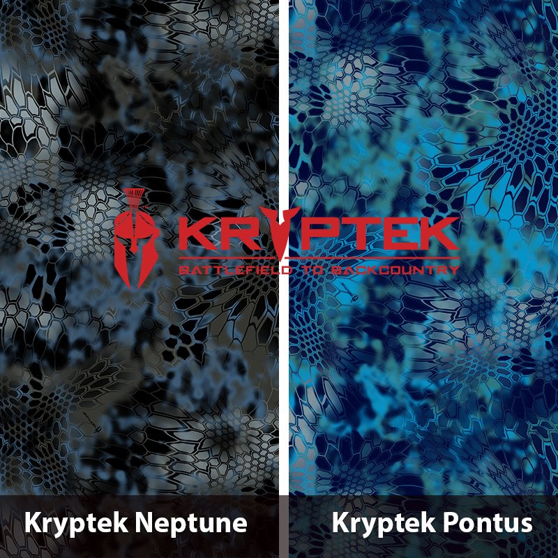 Kryptek Neptune and Pontus Hydrographic Film