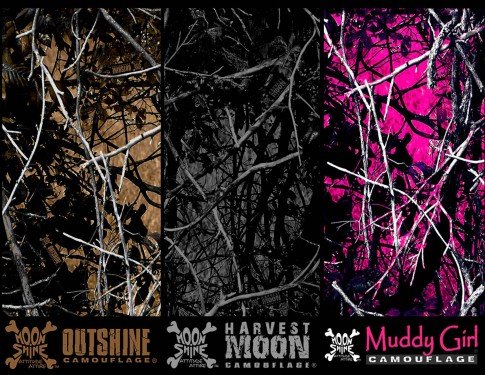 Moon Shine Camo Hydrographic Films