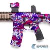 Rifle Dipped in Red, White & Blue Digital Hydrographic Film