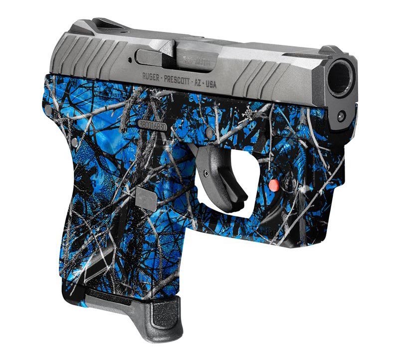 Ruger Pistol Dipped in Undertow Reduced Hydrographic Film