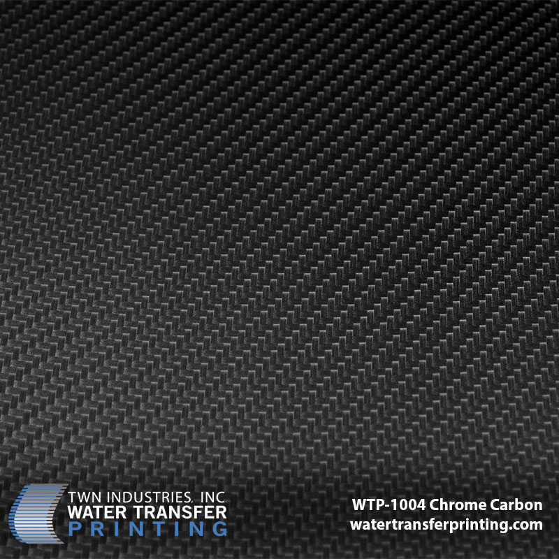 WTP-1004 Chrome Carbon Fiber Hydro Dip Film