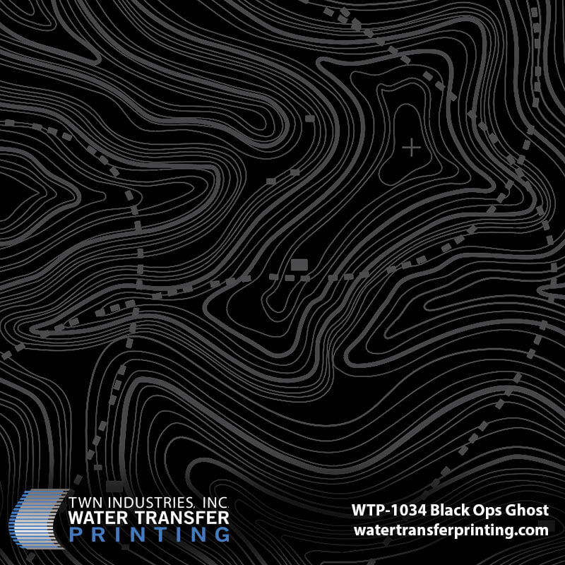 WTP-1034 Black Ops Ghost Hydro Dip Film