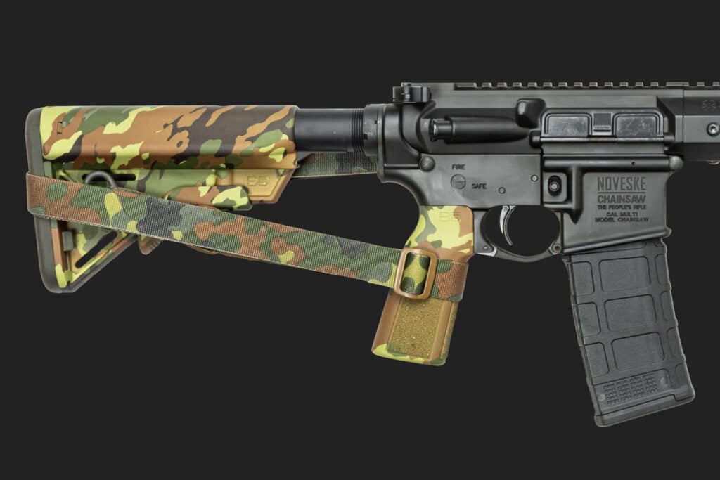 Rifle Dipped Flecktarn Close-Up