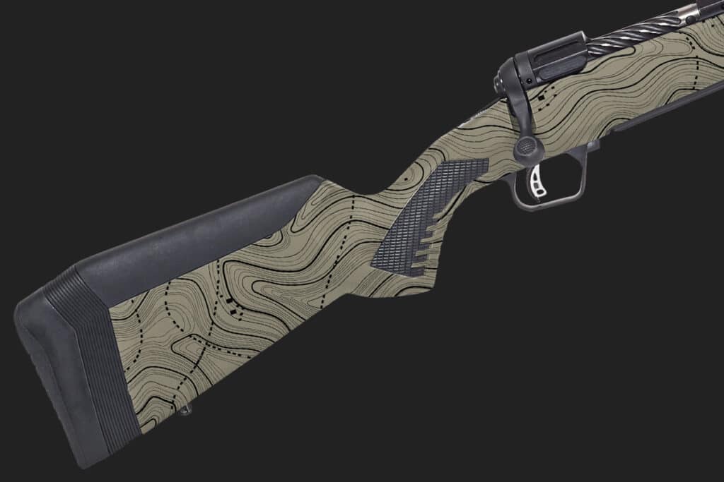 Savage Rifle Black Ops Black Hydrographic Film