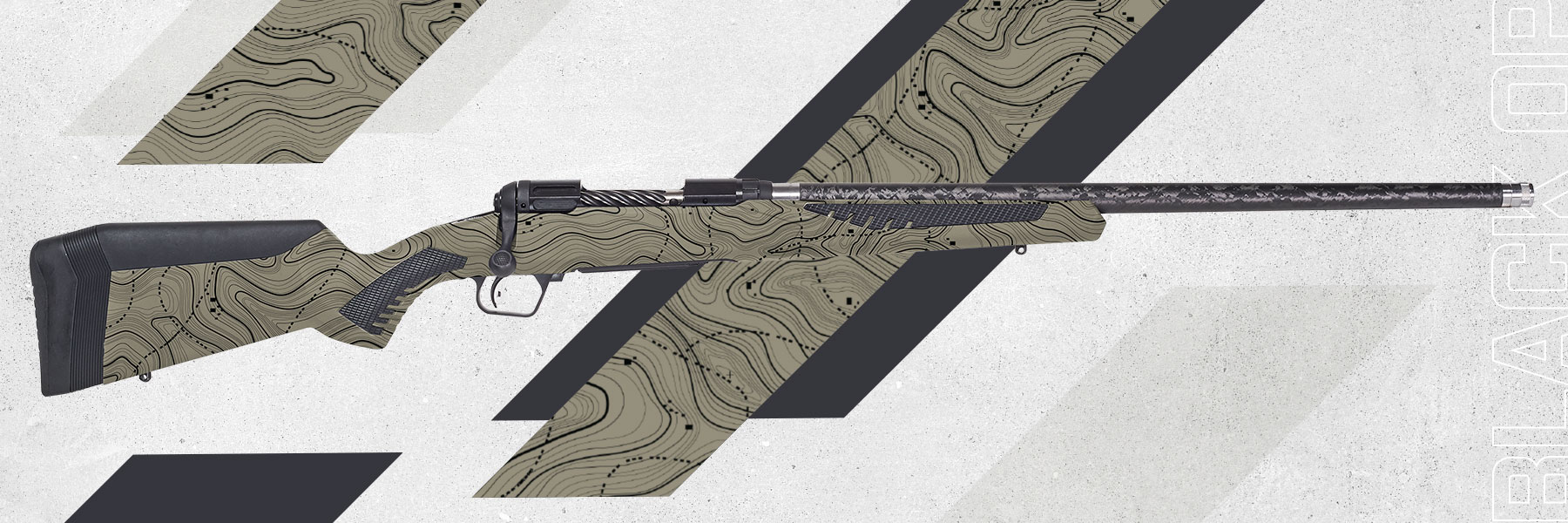 WTP-1126 Black Ops (Líneas Negras) Culata Savage Hydro Dipped