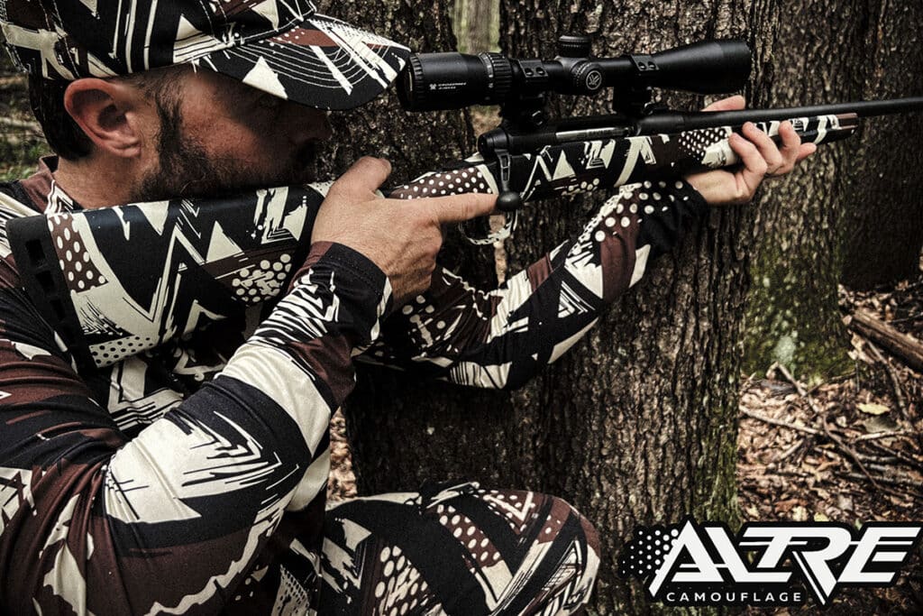 Culata de rifle con película hidrográfica ALTRE Camo